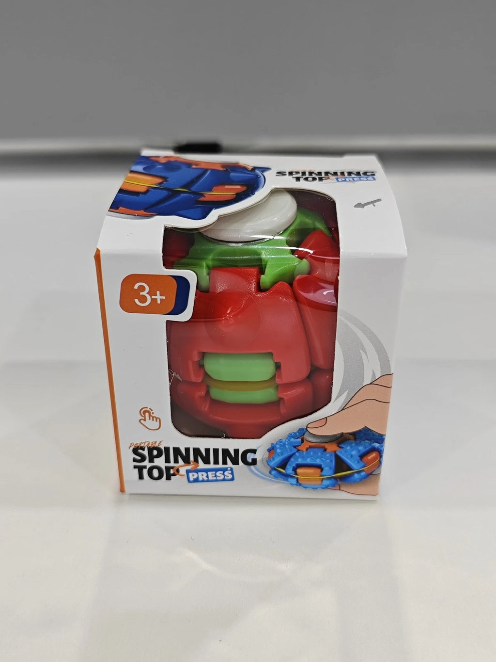 HelixCore Gyro Ball Fidget Spinner – Mesmerizing 3D Spiral Motion Sensory Hand Toy, Smooth Rotating Desk Spinner, Portable Focus Fidget & Satisfying Gift for Teens and Adults