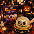 Halloween Glitter Dumpling Squishy Toy – Choose Skull, Pumpkin, Eyeball, Ghost or Purple Monster, Satisfying Slow-Rise Sensory Fidget, Spooky Desk Buddy, Basket Stuffer, Party Favor & Collectible Gift, 1 Selected Piece